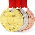 New Design Custom Championships Shinny Silver Medal